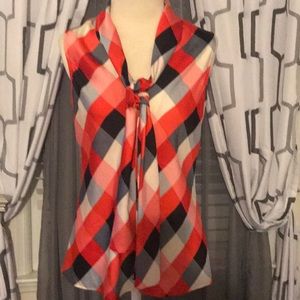 🌸 4x20 🌸 Nine West blouse with scarf Size M